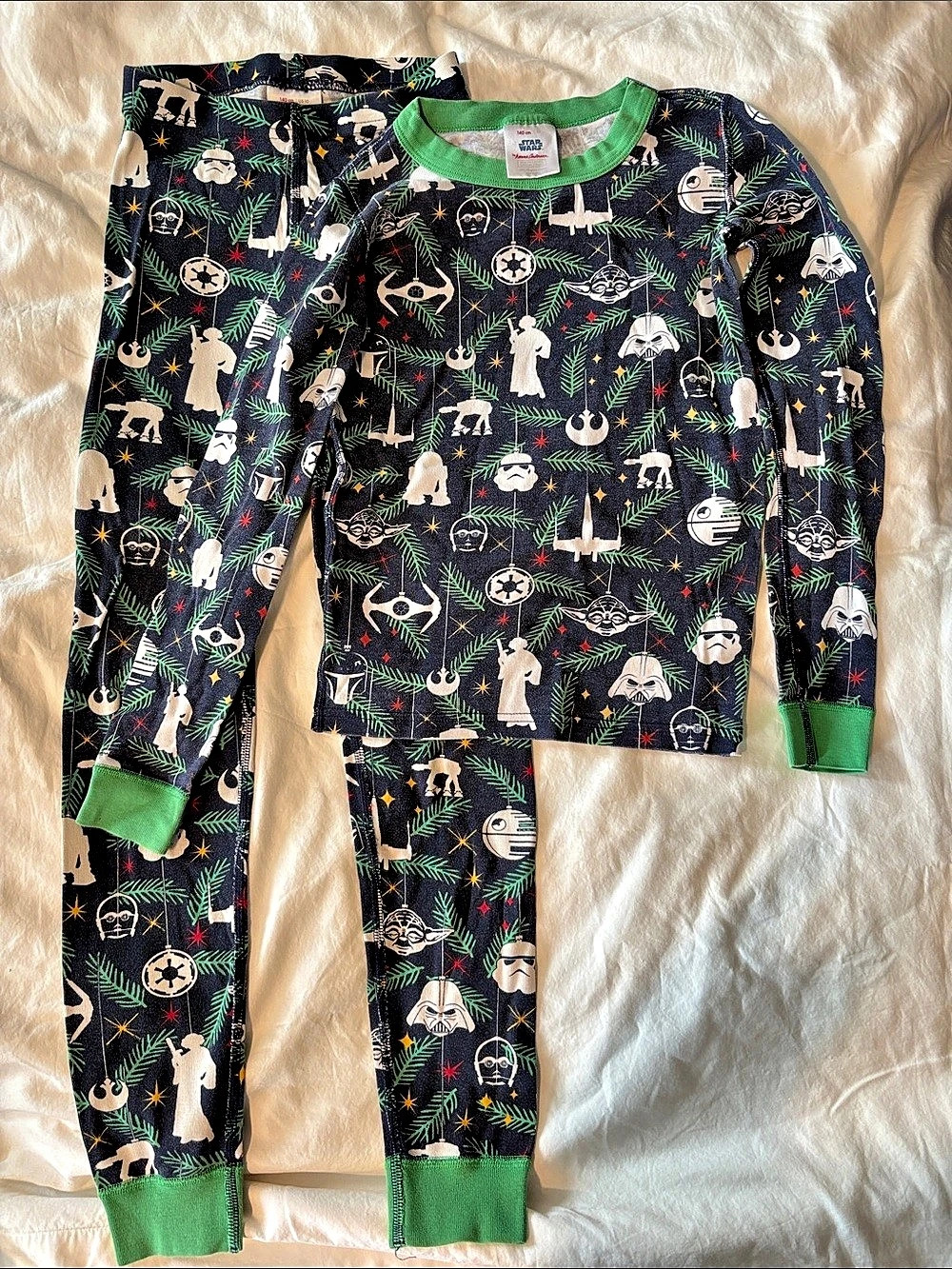 Hanna Andersson Star Wars Holiday Ornaments Long John Pajamas Pajama Set
